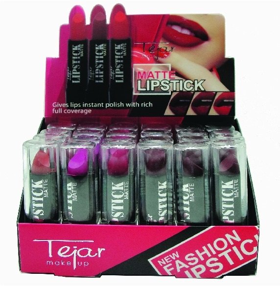 Lapiz labial mate x 24 unid