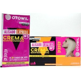 Crema mantenimiento alisado sachet