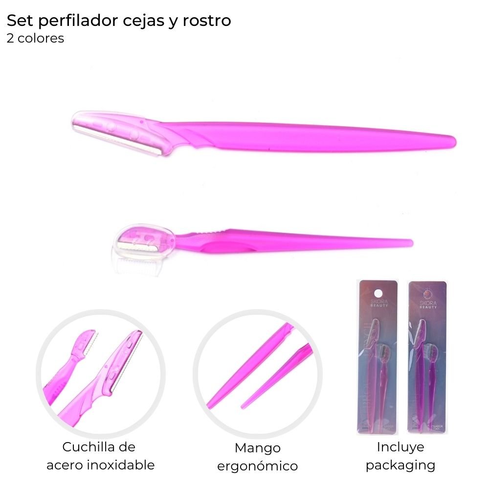Set de Perfiladores para Cejas x 2 unidades 38863