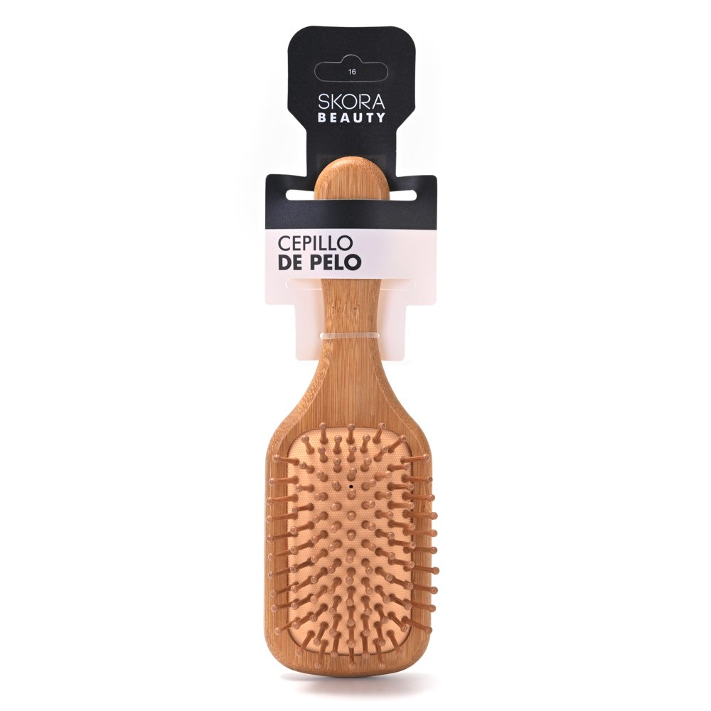 Cepillo Rectangular de Bambu art 39043