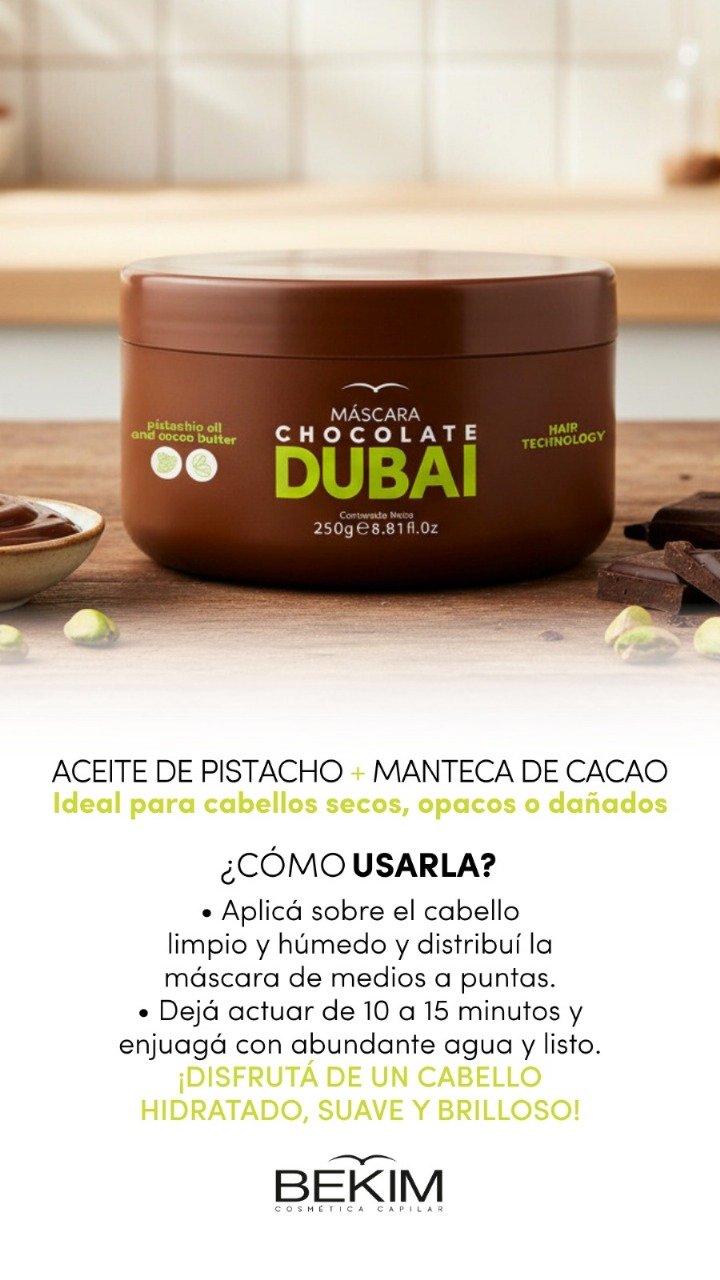 Mascara Chocolate Dubai x 250 gr