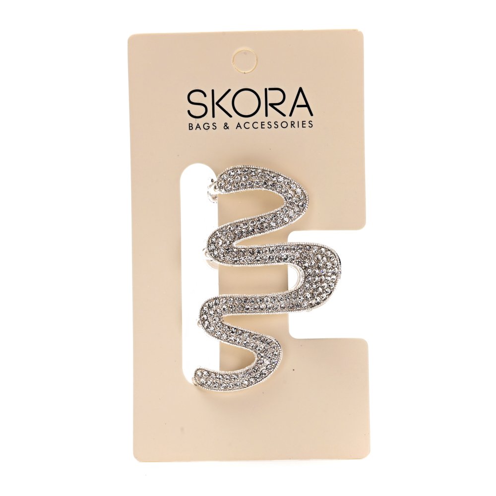 Broche Onda Strass 5 cm 41394