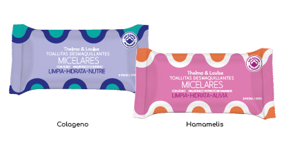 Toallitas desmaquillantes micelares con Acido Hialuronico
