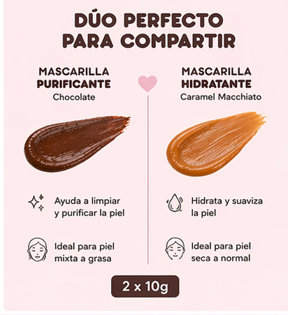 Mascara facial Duo Besties Time