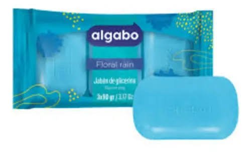 Jabon de Glicerina Floral Rain x 80grs Pack x 3 unidades