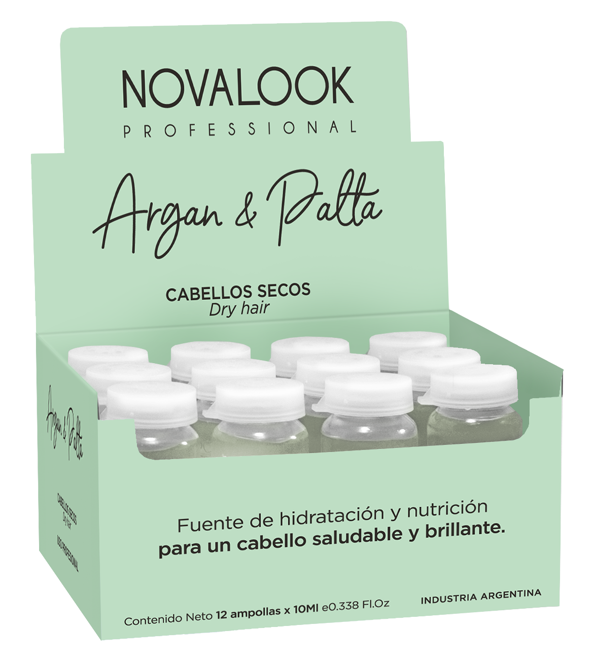 Ampolla Argan & Palta 10ml x 12u