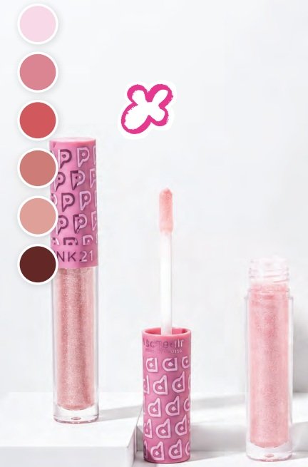 Brillo labial con glitter Diamond CS6752