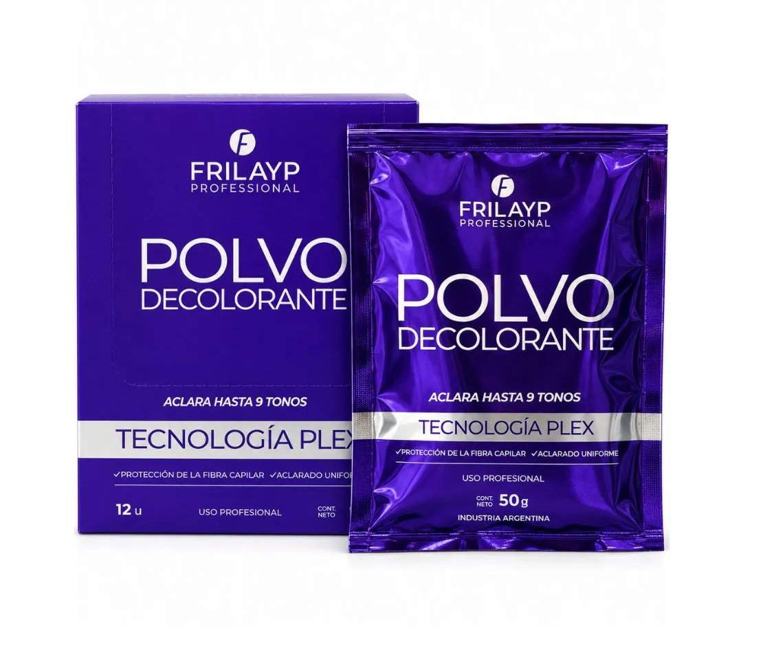 Polvo Decolorante Azul x 50 gr
