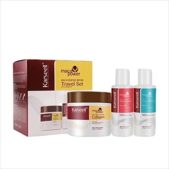 Kit de Viaje Mascara + Shampoo + Acondicionador