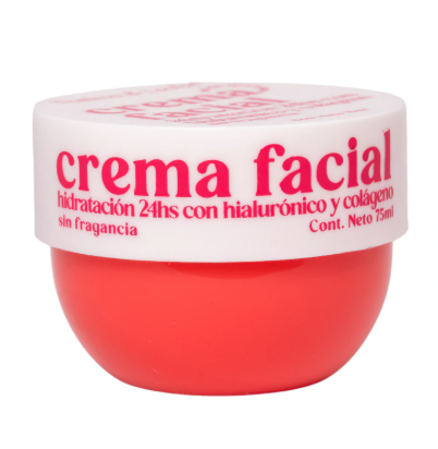Crema Facial Hidratante Hialuronico + Colageno