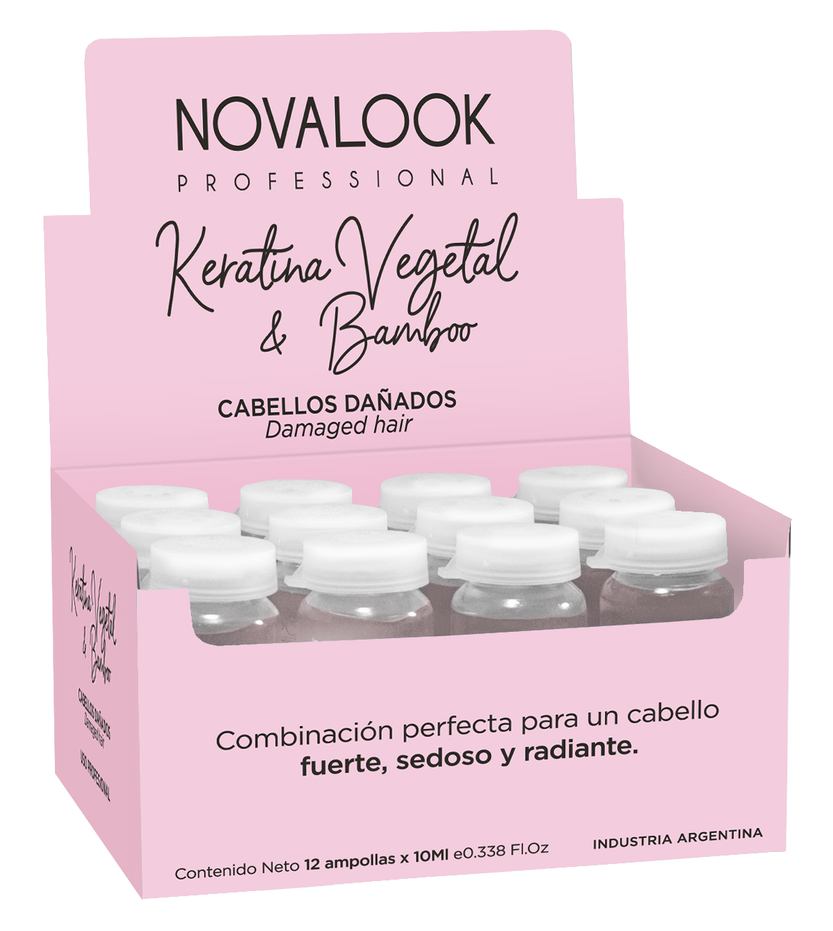 Ampolla Keratina & Bamboo 10ml x 12u